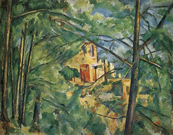 Paul Cezanne The Chateau Noir oil painting image